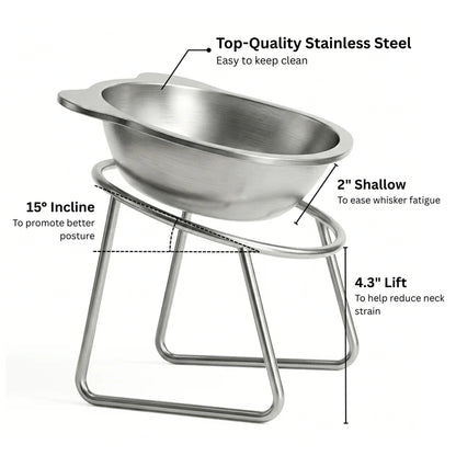 Rosvelta Neutral Neck Orthopedic Dog Feeder for Small Breeds