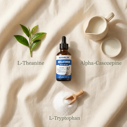 Rosvelta Calming Drops — Daily Calming Support for Anxious Cats