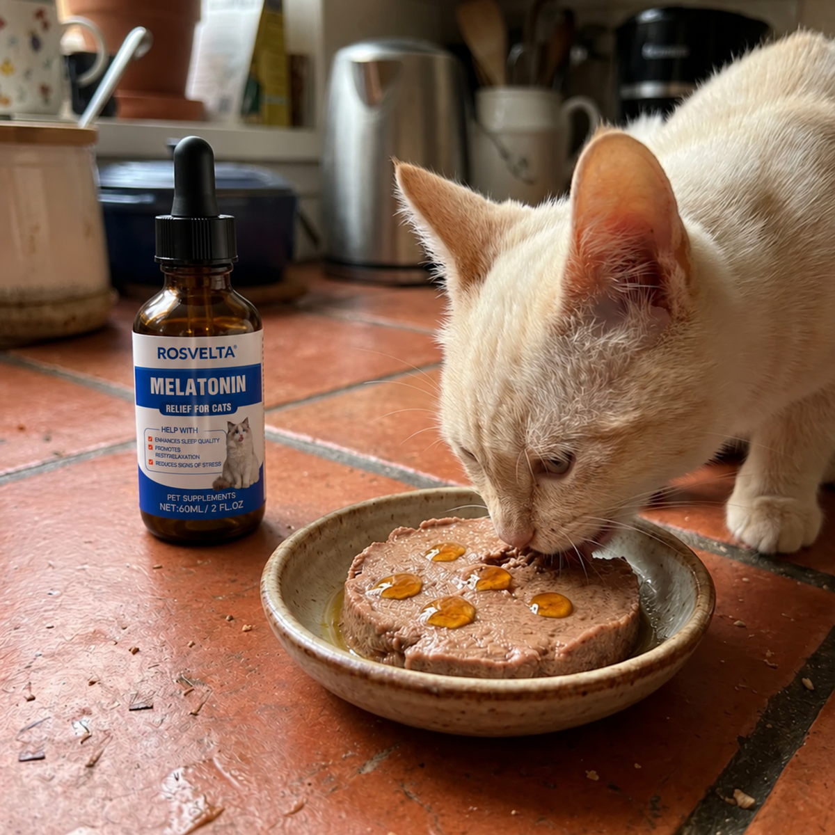 Rosvelta Calming Drops — Daily Calming Support for Anxious Cats