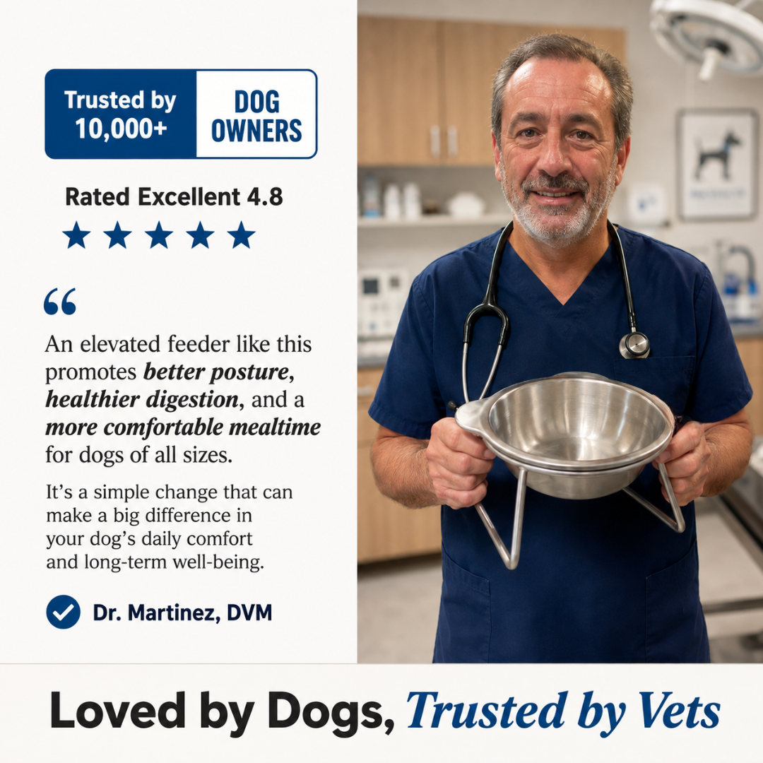 Rosvelta Neutral Neck Orthopedic Dog Feeder
